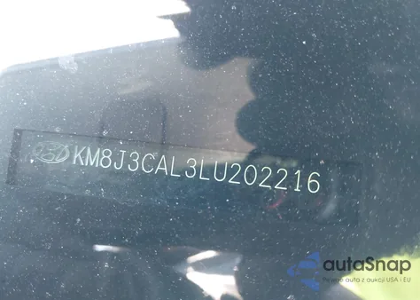 2020 Hyundai Tucson Sport z USA, uszkodzony, nr VIN KM8J3CAL3LU202216